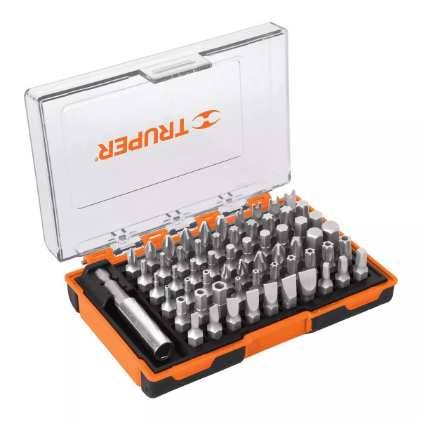 Juego de 61 Puntas Mixtas Largo 1" en Estuche Plástico | Brocas, puntas y similares Ferreterias Ferretodo