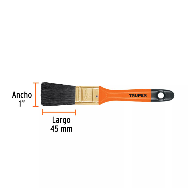 Brocha Profesional de 1" con Mango de Plástico, Truper | Ferreterias Ferretodo Guatemala