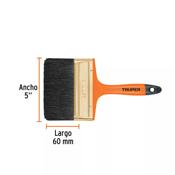 Brocha Profesional de 5" con Mango de Plástico | Ferreterias Ferretodo Guatemala