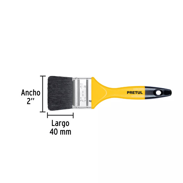 Brocha Uso General de 2" con Mango de Plástico | Ferreterias Ferretodo Guatemala