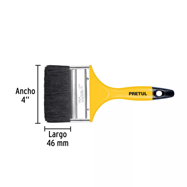 Brocha Uso General de 4" con Mango de Plástico | Ferreterias Ferretodo Guatemala