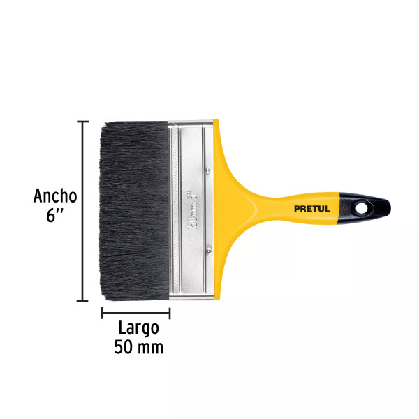 Brocha Uso General de 6" con Mango de Plástico | Ferreterias Ferretodo Guatemala