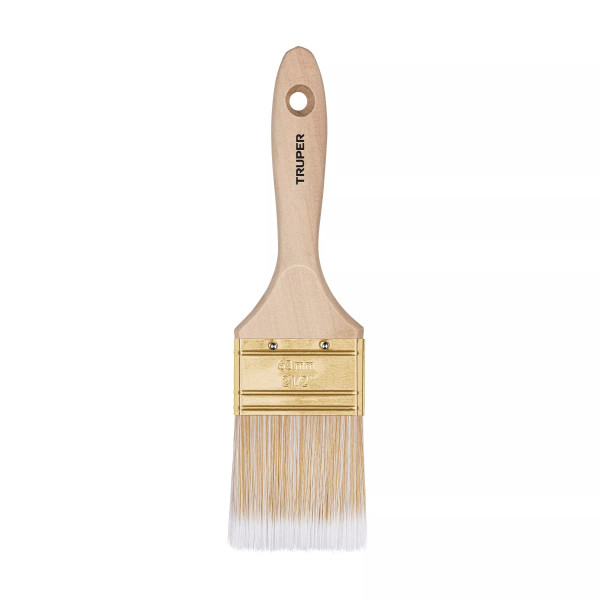 Brocha Cerdas Sintéticas 2-1/2" Corte Recto, Mango de Madera | Ferreterias Ferretodo Guatemala
