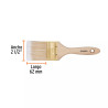 Brocha Cerdas Sintéticas 2-1/2" Corte Recto, Mango de Madera | Ferreterias Ferretodo Guatemala
