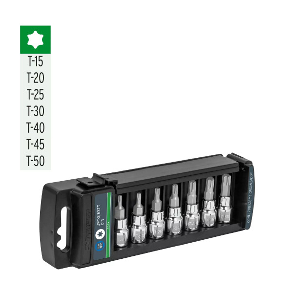 Juego De 7 Dados Cuadro 3/8' Punta Torx, Truper | Copas y Dados