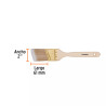 Brocha Cerdas Sintéticas 2" Corte Angular, Mango de Madera | Ferreterias Ferretodo Guatemala