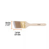 Brocha Cerdas Sintéticas 2-1/2" Corte Angular, Mango Madera | Ferreterias Ferretodo Guatemala