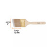 Brocha Cerdas Sintéticas 3" Corte Angular, Mango de Madera | Ferreterias Ferretodo Guatemala