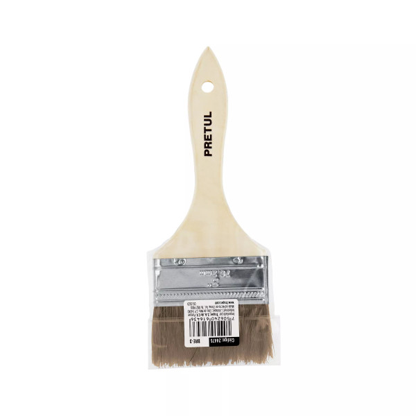 Brocha Uso General de 3" con Mango de Madera | Ferreterias Ferretodo Guatemala