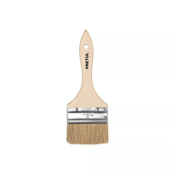 Brocha Uso General de 3" con Mango de Madera | Ferreterias Ferretodo Guatemala