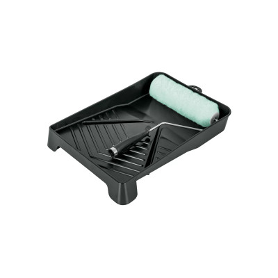 Kit de rodillo para pintar 9 plg. (maneral- charola y felpa) | Ferreterias Ferretodo Guatemala