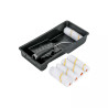 Kit de rodillo para pintar, 4" (maneral, charola y felpa) | Ferreterias Ferretodo Guatemala