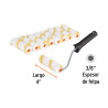 Kit de maneral y 9 mini rodillos de 4" de poliéster, truper | Ferreterias Ferretodo Guatemala