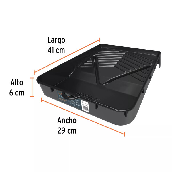 Charola de plástico de 14" para rodillo, truper | Ferreterias Ferretodo Guatemala