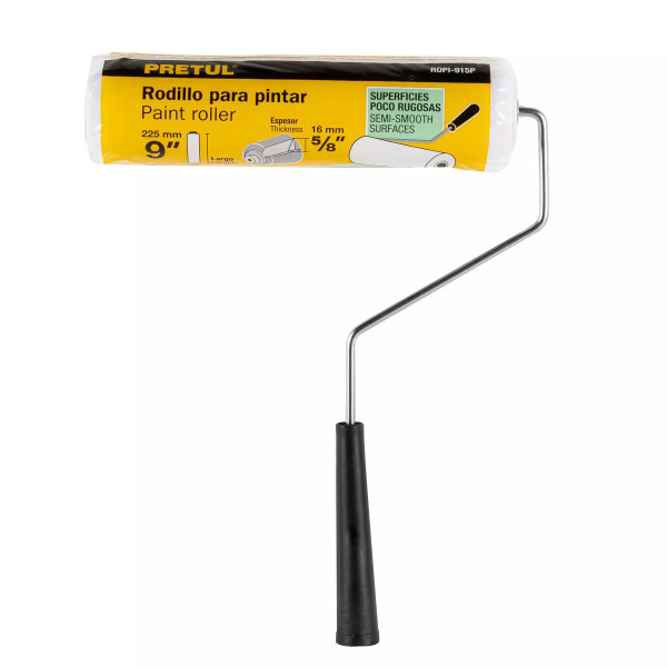 Rodillo para pintar, 9" x 5/8", superficies poco rugosas | Ferreterias Ferretodo Guatemala