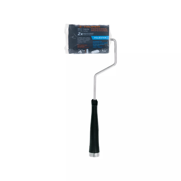 Mini rodillo para pintar 4" x 3/4" de poliéster, truper | Ferreterias Ferretodo Guatemala