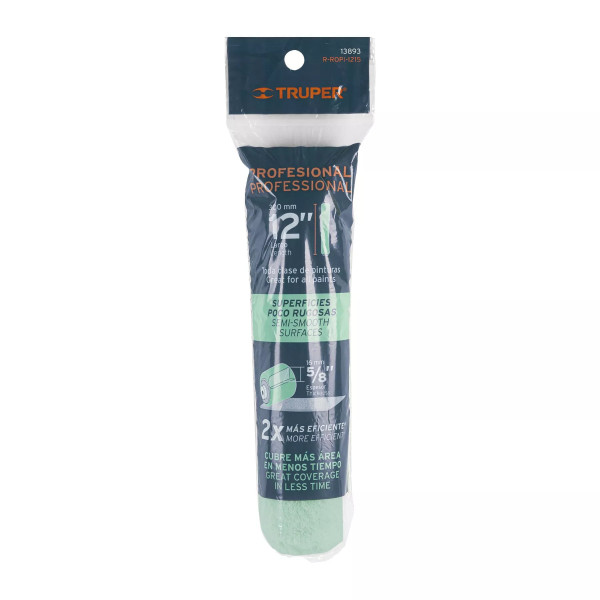 Felpa para rodillo 12" x 5/8" superficies poco rugosas | Ferreterias Ferretodo Guatemala