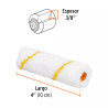 Felpa para mini rodillo de poliéster 4" x 3/8", truper | Ferreterias Ferretodo Guatemala