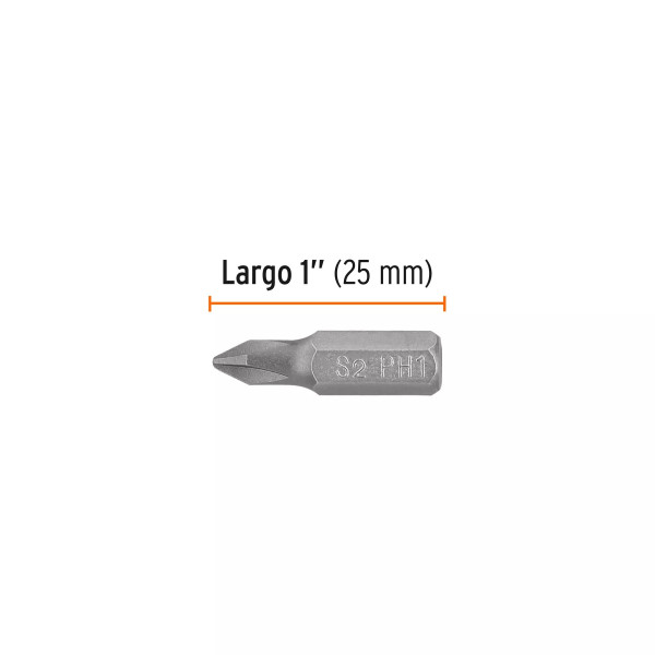 Estuche con 15 Puntas de Cruz PH1 Largo 1' | Brocas, puntas y similares Ferreterias Ferretodo
