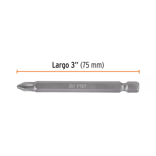 Estuche con 5 Puntas de Cruz ph2 Largo 3", Truper Expert | Brocas, puntas y similares Ferreterias Ferretodo