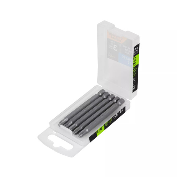 Estuche con 5 Puntas de Cruz ph3 Largo 3", Truper Expert | Brocas, puntas y similares Ferreterias Ferretodo