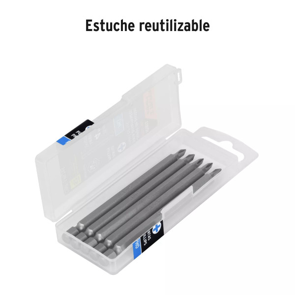 Estuche con 5 Puntas de Cruz ph0 Largo 4", Truper Expert | Brocas, puntas y similares Ferreterias Ferretodo