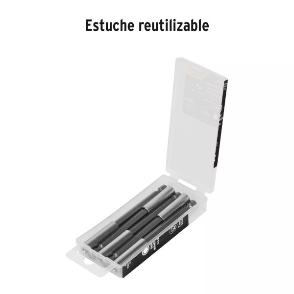Estuche con 5 Extensiones de 100 mm, magnéticas, Expert | Ferreterias Ferretodo Guatemala