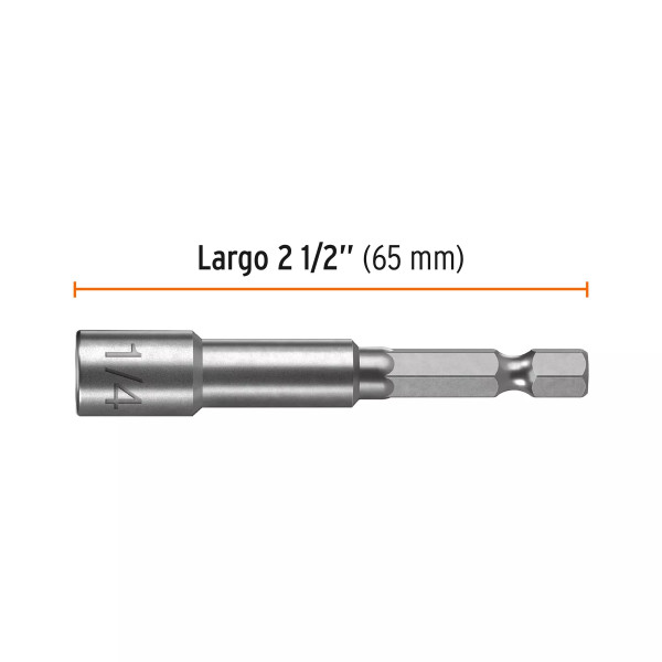 Estuche con 5 Dados Magnéticos de 1/4" Largo 2-1/2", Expert | Ferreterias Ferretodo Guatemala