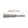Estuche con 5 Dados Magnéticos de 1/4" Largo 2-1/2", Expert | Ferreterias Ferretodo Guatemala