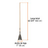 Raspador Forjado de 7", Mango Largo de 54", Truper | Ferreterias Ferretodo Guatemala