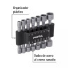 Juego de 14 Dados para Taladro, pretul | Ferreterias Ferretodo Guatemala