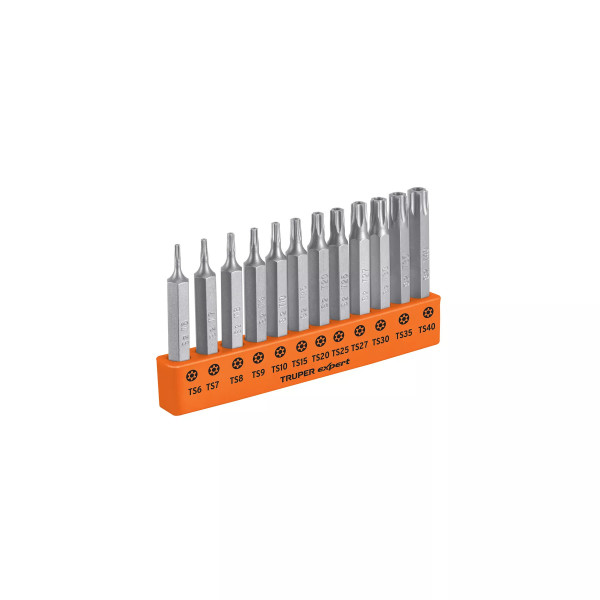 Juego de 12 Puntas torx Combinadas c/seguro Largo 2", Expert | Brocas, puntas y similares Ferreterias Ferretodo