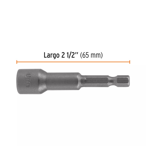 Estuche con 5 Dados Magnéticos de 10 mm Largo 2-1/2", Expert | Ferreterias Ferretodo Guatemala