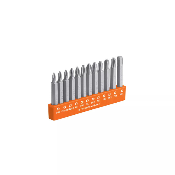 Juego de 12 Puntas de Cruz combinadas largo 2", Expert | Brocas, puntas y similares Ferreterias Ferretodo