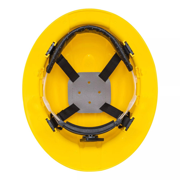 Casco de Seguridad Ala Ancha, Amarillo, Truper | Ferreterias Ferretodo Guatemala