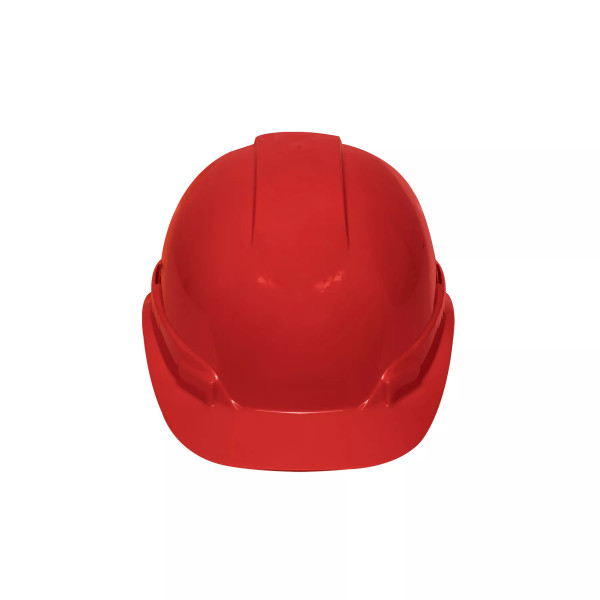 Casco de Seguridad Ventilado, Ajuste de Matraca, Rojo | Ferreterias Ferretodo Guatemala
