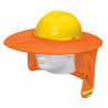 Protector Solar Plegable para Casco, Naranja con Reflejante | Ferreterias Ferretodo Guatemala