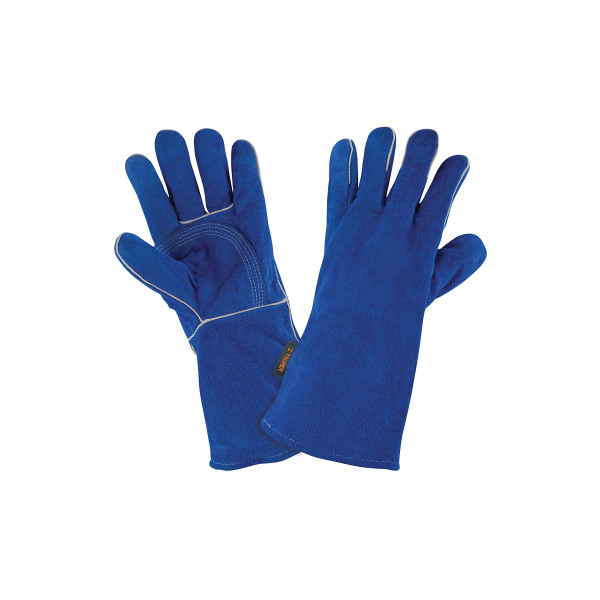 Guantes Azules Reforzados para Soldador | Ferreterias Ferretodo Guatemala