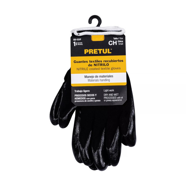 Guantes de Nylon Recubiertos de Nitrilo, Ch | Ferreterias Ferretodo Guatemala