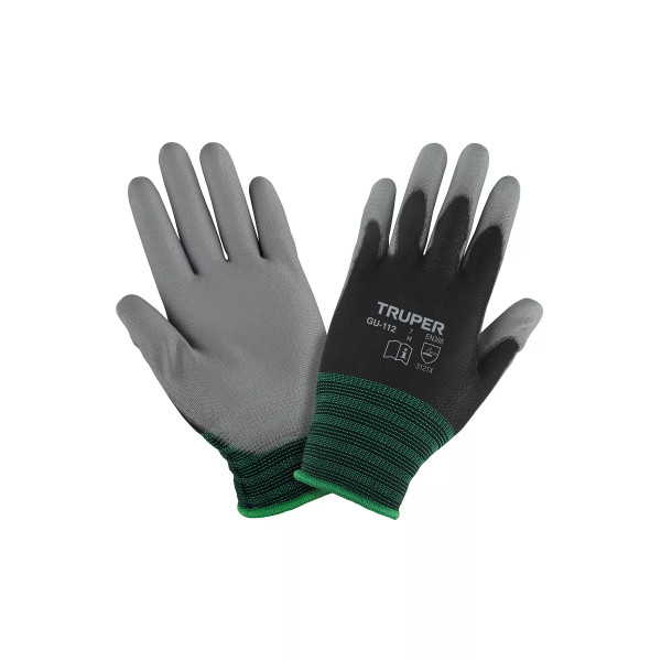 Guantes de Nylon Recubiertos de Poliuretano, M | Ferreterias Ferretodo Guatemala