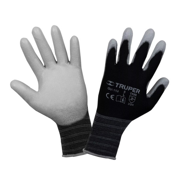 Guantes de Nylon Recubiertos de Poliuretano, G | Ferreterias Ferretodo Guatemala