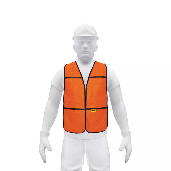 Chaleco de seguridad, uso de día, naranja, Pretul | Ferreterias Ferretodo Guatemala