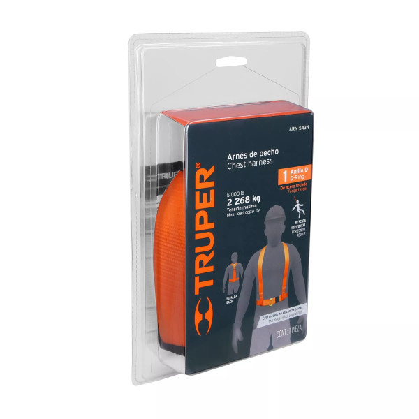 Arnés de pecho con 1 anillo, Truper | Ferreterias Ferretodo Guatemala