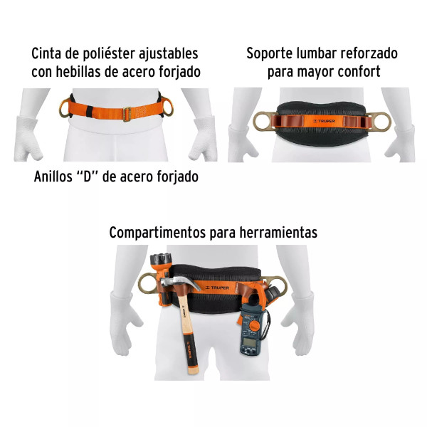 ‣ Cinturón posic. talla 44, Truper | Truper
