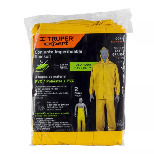 ‣ Conjunto impermeable 3 capas XG... | Truper Expert