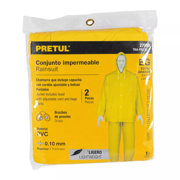 ‣ Conjunto impermeable PVC XG | Pretul