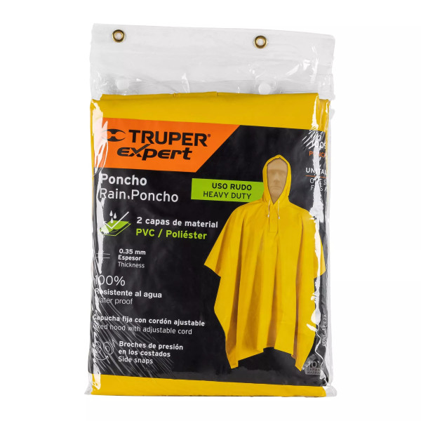 ‣ Poncho o capamanga doble capa | Truper Expert