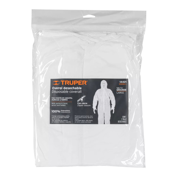‣ Overol desechable talla G | Truper
