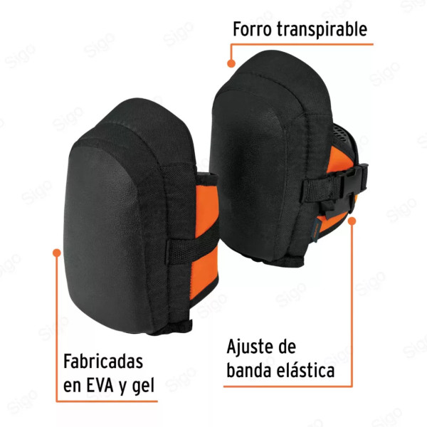 ‣ Rodilleras ligeras de gel y EVA... | Truper