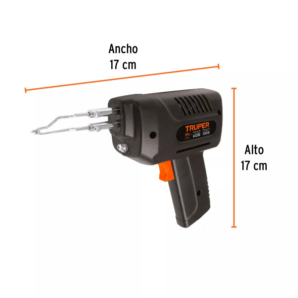 ‣ Cautín 140W tipo pistola 2 temperaturas... | Truper